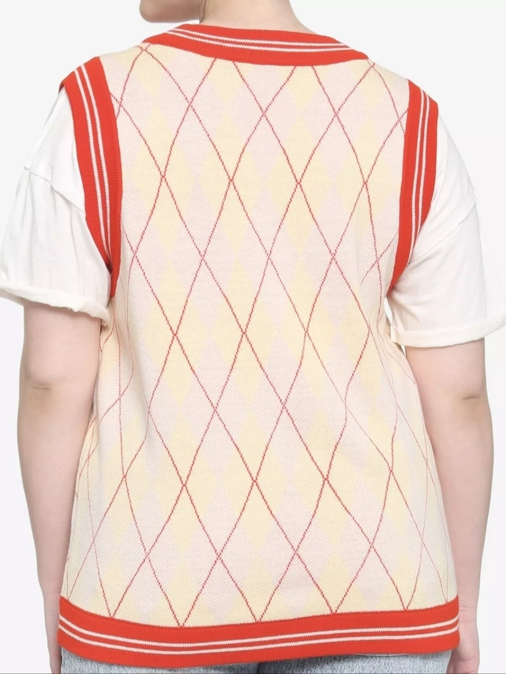 Her Universe Disney Winnie The Pooh Argyle Sweater Vest - Picture 3 of 9